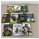XBox 360 Game Assortment 10 Pc Lot
