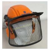 Husqvarna Loggers Helmet w/ Ear Muffs, Mesh Face