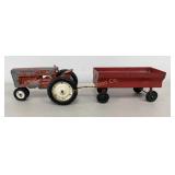 VTG Tru-Scale Toy Tractor Red Farm Wagon 2 Pc Lot