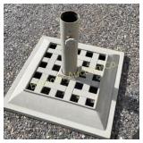 Cast Metal Outdoor Umbrella Stand 2 1/8' I.D.