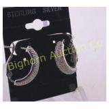 Earrings Diamonds & Sterling Silver