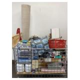 Contents of Wire Bin: King Comforter, Accent