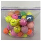 Golf Ball  Assortment Various Mfg's & Colors