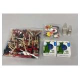 Brush Type Golf Tees, Divet Repair Tools, Ball