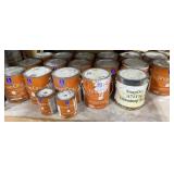 Contents of Shelf; Paint Assortment Mostly Sherwin