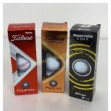 Golf Ball  Assortment 3 Each: Bridgestone Tour