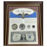 Framed the Silver Story 1922 Peace Dollar