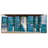 Contents of Shelf: Paint Assortment Mostly Sherwin