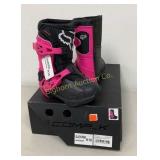 Fox Motocross Boots Kids Size K10 Pink/Black