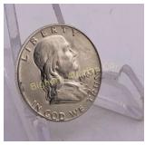 1963-D Franklin Half Dollar AU