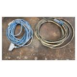 Heavy Duty Contractor Extension Cords 2 Pc Lot