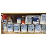 Contents of Shelf; Paint Assortment, Sherwin