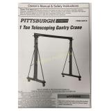 Pittsburgh 1 Ton Telescoping Gantry Crane