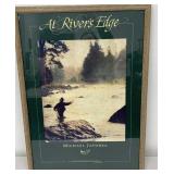 At Rivers Edge Art Print by Michael Javorka