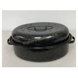 VTG Enamel Ware Roasting Pan