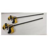 Quick-Grip 24' Bar Clamps Spreaders Quick Change