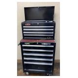 Husky Rolling Tool Box Set w/ 4 Drawer Top Chest &