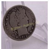 1912 Barber Half Dollar