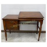 VTG Pine Left Top Desk w/ Drawer