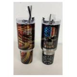 New Hogg 40 oz Tumblers "We the People" & 49er