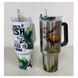 New Hogg 40oz Tumblers Fishing & Papa Moose