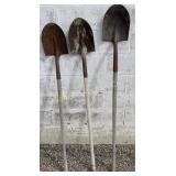 Shovels 3 PC Lot
