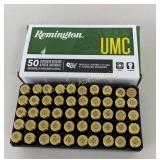 Ammo 40 S&W, 50 Rds Remington 165 Gr FMJ
