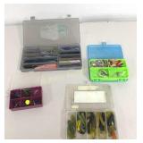 Fishing Flies & Lure Assortment in 4 Organizer