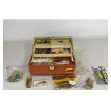 Plano 5520 Tackle Box w/ Contents, Lures, Hooks