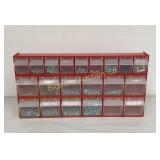 21 Drawer Organizer w/ Contents: Bolt & Screw