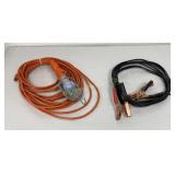 12 Ft Jumper Cables, Trouble Light Extension Cord