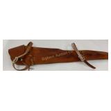 Leather Rifle Scabbard Unc