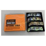 Atisen Unused 4 Pc Pocket Knife Set 3 ï¿½" Closed