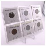 Indian Head Cents Various Dates 1897-1907
