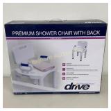 NIB Drive Premium Shower Chair w/ Back