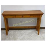 Mission Style Oak Entry Table w/ Drawer