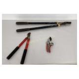 Tree Lim Pruners 3 Pc Lot Various Sizes/ Styles