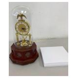 Danbury Mint Clock w/ 5 Coin Holders Clock Uses 2