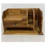 Wooden Desk Top Organizer by Drexel Heritage