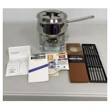 Chantal Fondue Set w/ Stainless Steel Cooker