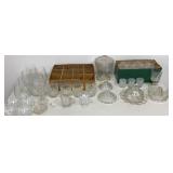 VTG Glassware: Juicer, Covered Compote 2ï¿½" Hobnail