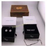 Unused Nine West Watch Rhinestone Adjustable