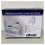 NIB Drive Premium Shower Chair w/ Back