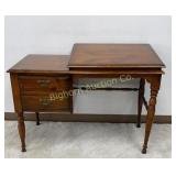 VTG Pine Left Top Desk w/ Drawer