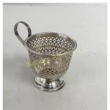 Sterling Silver Small Cup Holder Approx 23.4 Grams