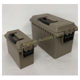 Ammo Boxes 2 Pc Lot