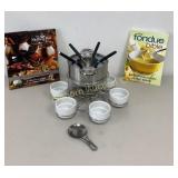 Fondue Set w/ Recipe Books