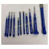 DASCO PRO Punch & Chisel Set 11 PC Lot