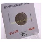 1886 Seated Liberty Dime