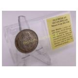 1959 Mexican Silver Dollar